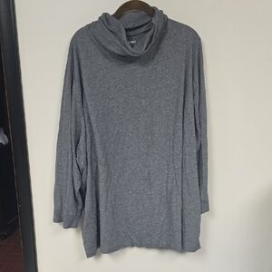 Woman Within Charcoal Cowl Neck Sweater